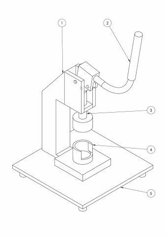 SolidWorks Drawing For Sales Offer - Manual Press For 3M