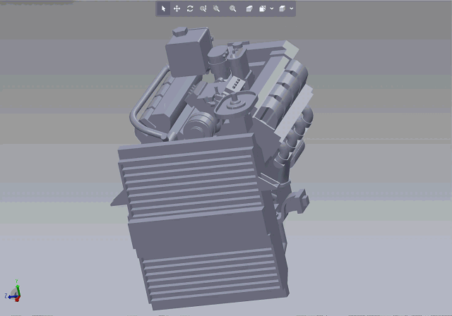 3D Scan To SolidWorks Model - Engine